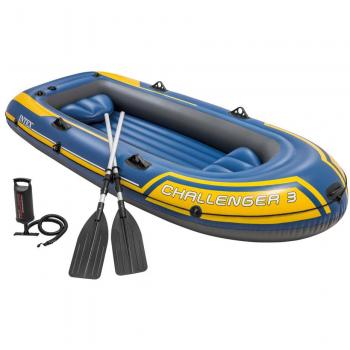 Intex 68370NP - Barca Hinchable Challenger 3 con Remos 295 x 137 x 43 cm