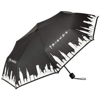 Paladone Official Friends Colour Change Umbrella, Negro Y Blanco