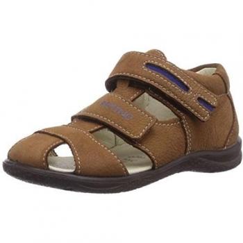 Ricosta Kalli - Sandalias de vestir de piel para niño, color marrón, talla 22