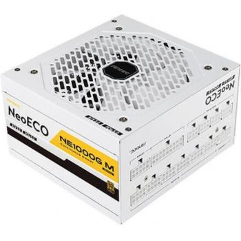Antec Neo ECO NE1000G M ATX3.0 1000W 80 Plus Gold Modular Blanca, Fuente de alimentación para ordenador, 1000W, certificación 80 Plus Gold, modular, color blanco, con con