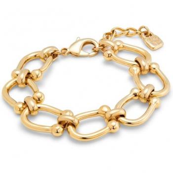 Pulsera de Enlaces de Oro Bañado Serotonina para Mujer UNOde50