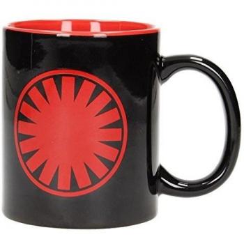 Taza de Cerámica Star Wars con Símbolo de la Primera Orden en Negro y Rojo