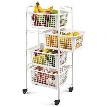 Decoración casa – Carrito para verduras 4 niveles Miami *38 x 30 h 83