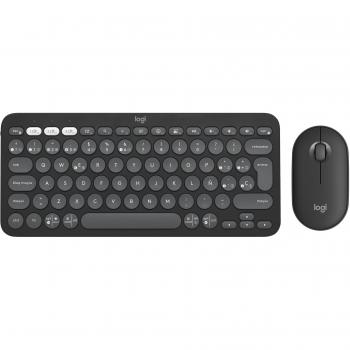 Logitech Pebble 2 Combo Teclado y Ratón Inalámbricos para macOS, PC - Grafito