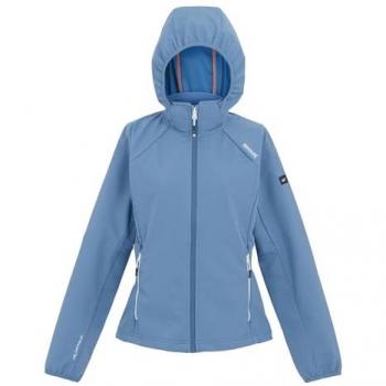 Regatta Women's Breathable Hooded Softshell Jacket - Coronet Blue, Size 18