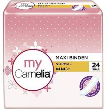 Toallas Higiénicas Camelia Maxi Normal (24 Unidades)