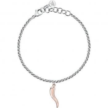 Pulsera Morellato Istanti de acero color rosa