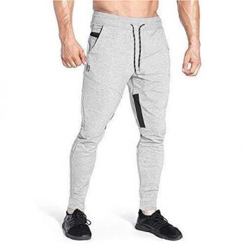 Yageshark - Pantalones de Deporte para Hombre, de algodón, Ajustados
