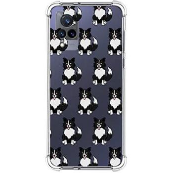 Funda Silicona Antigolpes para Vivo V21 5G diseño Perros 07 Dibujos