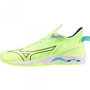Zapatillas de balonmano Mizuno Wave Mirage 5 Lima - Zapatillas de interior ligeras y cómodas