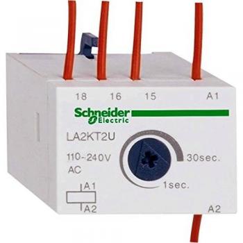 Temporizador de Contacto Schneider Electric TeSys K LA2KT2U, Retardo ON, 1 a 30 segundos, SPDT, 240 V AC/DC, 2 A
