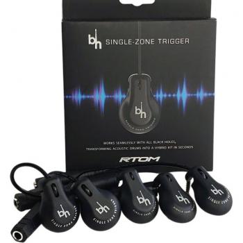 RTOM Black Hole Single Zone E-Drum Trigger Set (5 Pieces)