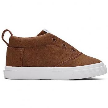 Fenix Boys Brown Mid Slip-On Trainers - Size 10 UK