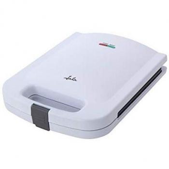 Jata SW551 - Sandwichera con placas antiadherentes. Capacidad para 4 sándwiches enteros XXL. Sellado perfecto. Tostado rápido y uniforme. 1400 W de potencia. Fácil limpieza. Almacenaje vertical.