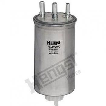 Filtro de combustible HENGST FILTER H342WK, tipo: filtro de combustible, características: diseño específico para una filtración eficiente, alta capacidad de retención de partículas, construcción duradera y resistente a la corrosión, compatible con
