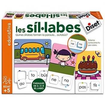 Diset-Les Síl.Labes Juego Educativo para Niños, Multicolor