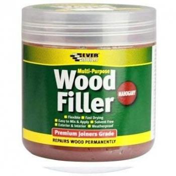 Everbuild Multi-Purpose Wood Filler, Mahogany, 250 ml