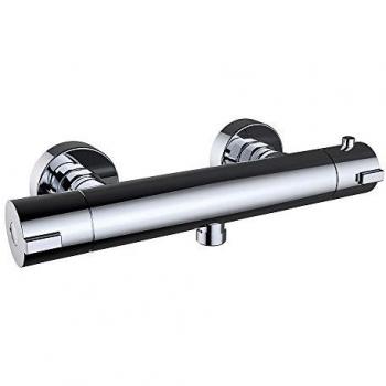 Ducha Termostática UPI Urban Clever 61007, Cromado, con control de temperatura y caudal ajustable