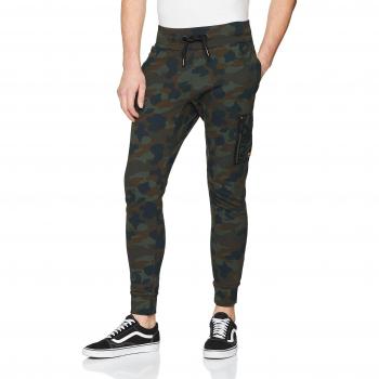 Superdry Rookie Zip Pocket Jogger, Pantalones de Deporte para Hombre, Verde