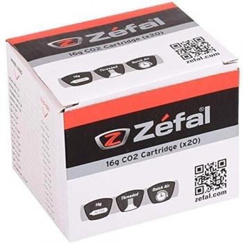 Caja 20 Uni Cartucho Aire ZEFAL CO2 16 g C/Rosca