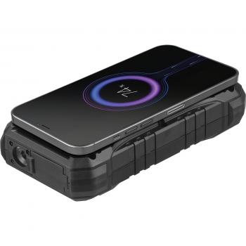 Batería externa Sandberg 420-92 de 20000 mAh con cargador inalámbrico en color negro
