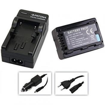 Juego 3 en 1 para videocámara Panasonic HC-V777EG y HC-V380EG – Batería compatible con Panasonic VBT190
