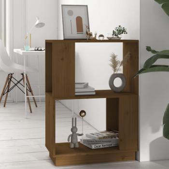 Librería/Partición Miel 51x25x70 cm Madera maciza de pino
