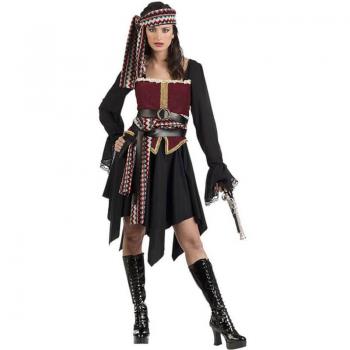 Disfraz de Pirata Negra para mujer