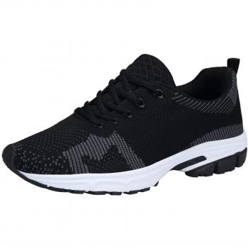 DENGBOSN Mujer Zapatillas de Deporte Zapatos Deportivos Aire Libre y Deportes Zapatillas de Running Gimnasia Ligero Sneakers,XZ116-black-EU41