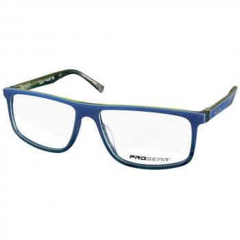PROGEAR OPT-1135 1 Gafas Recetadas para Hombre Azules con armazones de color azul y lentes recetados, tamaño 57