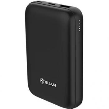 Cargador Portátil Tellur WPD101 Compact Pro 10000mAh QC3.0 22.5W + PD20W + Qi 15W, Compatible con MagSafe