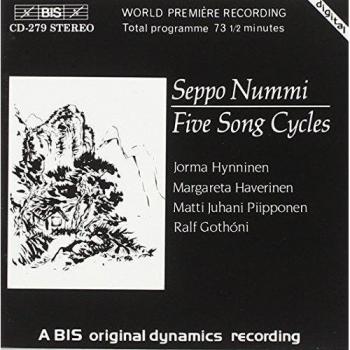 Nummi;Five Song Cycles