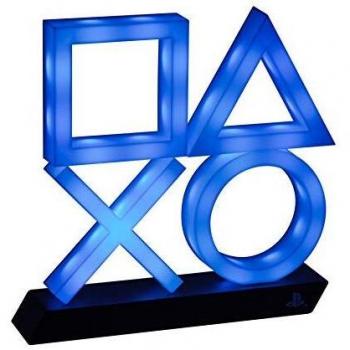 Playstation PS5 Icon Light Unisex Lámpara de mesa blanco-negro, Plastico,