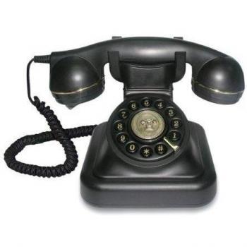 Teléfono Retro Tiptel Vintage 20 en Color Negro