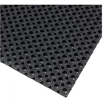 Alfombra Antideslizante Perforada NOTRAX, 150 x 100 cm, Negro