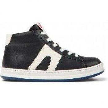 Camper Runner Four Black Leather Sneakers for Kids - Size 31