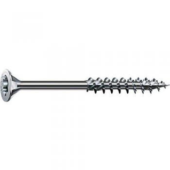 SPAX 191010802605 WIROX a3j, Tornillo de construcción, T-Star Plus, cabeza avellanada, rosca parcial, 4 corte, 8 x 260 mm