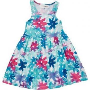 Vestido Corto Desigual Ingrid Azul Regular Fit 13-14 años