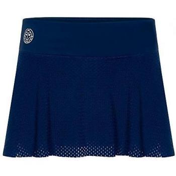 BIDI BADU Charlie Tech - Pantalón Corto de Malla para Mujer, Unzutreffend, Evergreen, Charlie Tech Mesh Skort, Mujer, Color Azul Oscuro, tamaño Small