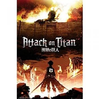 Grupo Erik Attack On Titan Key Art, Póster Solo