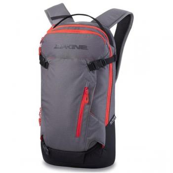 Mochila Dakine Heli Pack 12L gris negro naranja