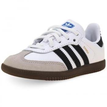 Adidas Samba OG Unisex Baby Shoes - White - Size 23 - Leather