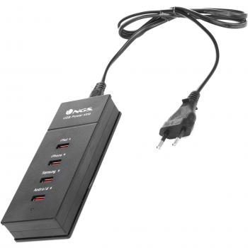 NGS Powergate - Cargador USB de 4 Puertos