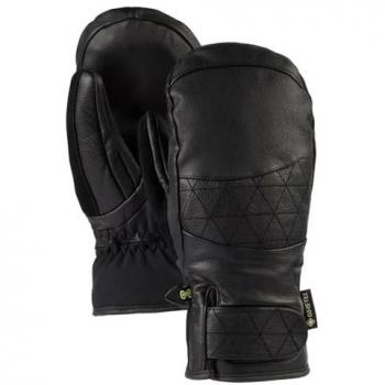 Manoplas Burton Gondy GORE-TEX de cuero negro para mujer - Talla L