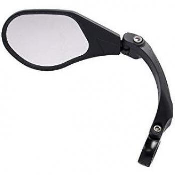 Espejo ajustable izquierdo XLC MR-K11 para bicicleta 21-26 mm negro