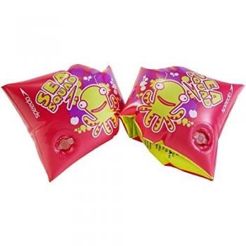 Speedo Sea Squad - Manguitos Infantiles Rojo Raspberry Fill Talla:2-6 años