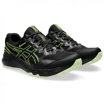 Zapatillas de Trail Running ASICS GEL-Sonoma 7 GORE-TEX para hombre, color negro con amarillo neón, talla 47
