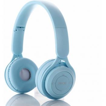 Auriculares inalámbricos Hifi Bluetooth 5.0 con emparejamiento automático y ranura para tarjeta TF, colores azul, rosa y amarillo