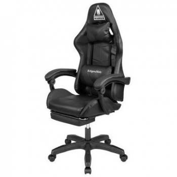 Silla de Gaming Kruger&Matz Warrior GX-150, Color Negro, Asiento Acolchado