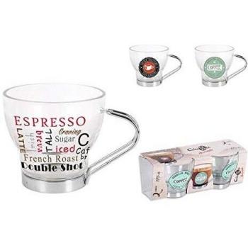 Inde 55769 Set 2 Vasos Té Glassic, 175Cc, Surtido, Vidrio